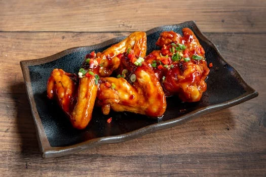 spicy ranch wings with crispy coating
